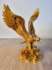 Swarovski Taşlı Pirinç Kartal Biblo