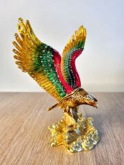 Swarovski Taşlı Pirinç Kartal Biblo