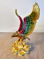 Swarovski Taşlı Pirinç Kartal Biblo
