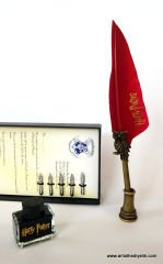 Harry Potter Tüylü Kalem Divit Seti