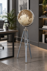 Tripod Ayaklı Büyük Dünya Küre