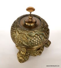 Pirinç Resepsiyon Otel Zili (Büyük Boy)