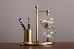 Bronz Kalemlikli Kum Saati (30 dakika)