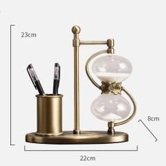 Bronz Kalemlikli Kum Saati (30 dakika)