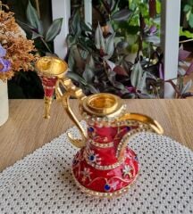 Taşlı ve Mineli Minyatür İbrik Biblosu