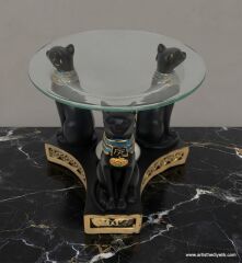 Üçlü Bastet Mumluk (Buhurdanlık)