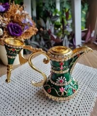 Taşlı ve Mineli Minyatür İbrik Biblosu