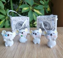4 Adet Minyatür Koala Biblosu Set