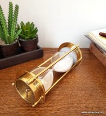 Pusulalı Pirinç Kum Saati