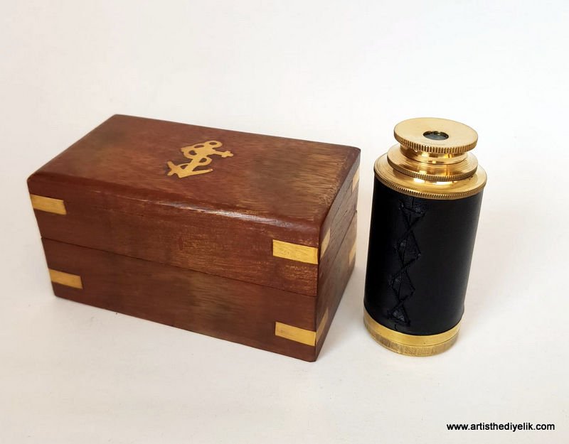 Ahşap Kutulu Dürbün