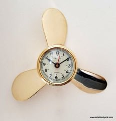 Pirinç Pervane Duvar Saati