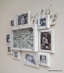 Çoklu Ahşap Çerçeveli Duvar Saati