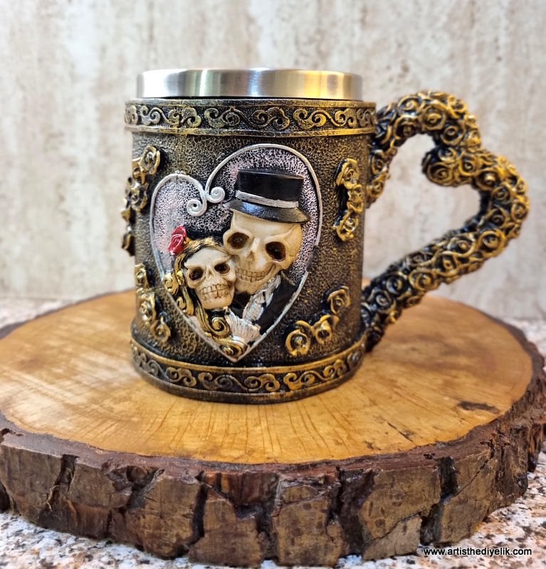 İskelet Sevgili Kupa