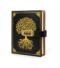 Hayat Ağacı Desenli Şifreli Kapaklı Defter
