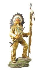 Wise Kızılderili Büyük Şef Heykeli