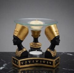 Mısır Nefertiti Mumluk (Buhurdanlık)
