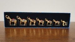 Yedili Fil Biblo (Pirinç Metal)