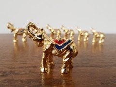 Yedili Fil Biblo (Pirinç Metal)