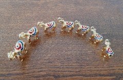 Yedili Fil Biblo (Pirinç Metal)