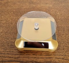 Işık Enerjili Solar Dönen Stand (Gold)