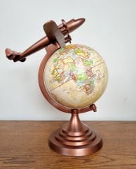 Uçaklı Dünya Küre (Büyük Boy)