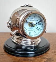 Krom Dalgıç Başlığı Masa Saati