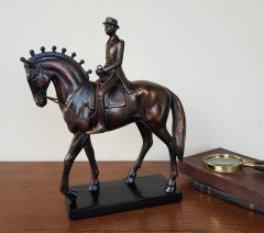 Dekoratif Atlı Biblo