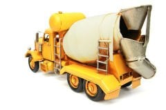 Dekoratif Metal Beton Mikseri Kamyon