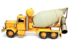 Dekoratif Metal Beton Mikseri Kamyon