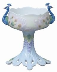 Porselen Tavuskuşu Kase