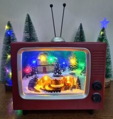 Işıklı ve Hareketli Televizyon Müzik Kutusu