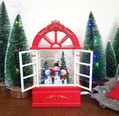 Işıklı ve Müzikli Kardan Adam Kar Küresi