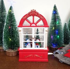 Işıklı ve Müzikli Kardan Adam Kar Küresi