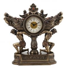 Melekli Atlas Heykelleri Masa Saati