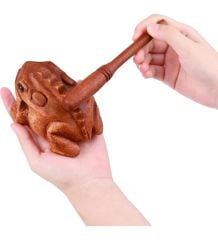 Ahşap Perküsyon Kurbağa Seti