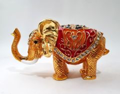 Swarovski Taşlı Fil Biblo Kutu