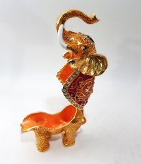 Swarovski Taşlı Fil Biblo Kutu
