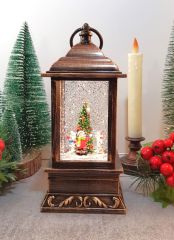 Fener Şeklinde Hareketli Işıklı ve Müzikli Kar Küresi