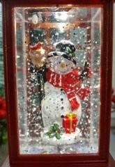 Telefon Kulübesi Işıklı Müzikli Kar Küresi Gece Lambası