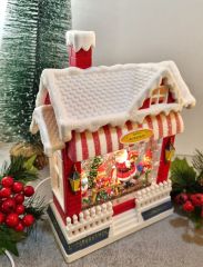 Santa's Workshop Işıklı ve Müzikli Kar Küresi