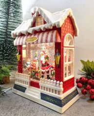 Santa's Workshop Işıklı ve Müzikli Kar Küresi
