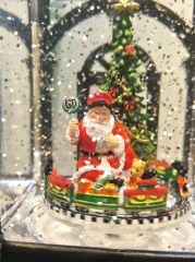 Işıklı ve Müzikli Kar Küresi(Noel Baba ve Tren)
