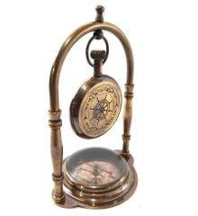 Bronz Pusula ve Masa Saati