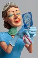 Forchino Lady Dentist Dişçi Biblo (Büyük)