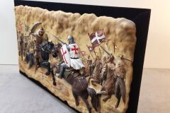 Hıttin savaşı kabartmalı tablo