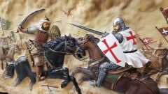 Hıttin savaşı kabartmalı tablo