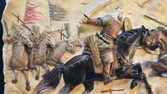 Hıttin savaşı kabartmalı tablo