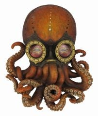 Dalgıç Gözlüklü Ahtapot Duvar Akseusarı