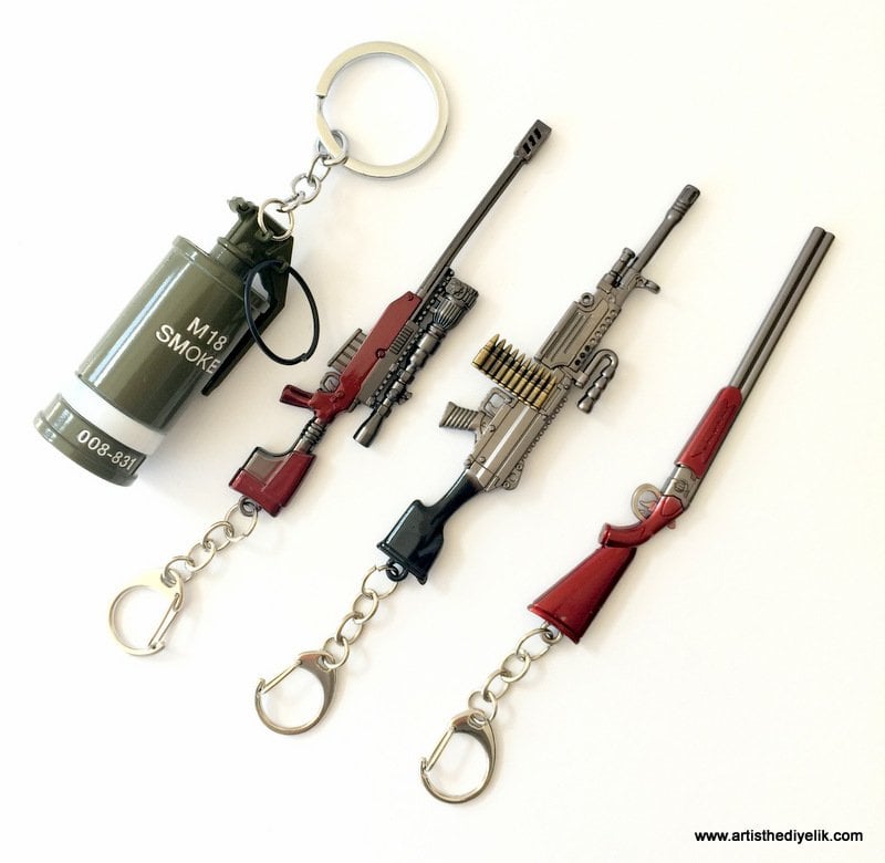 PUBG Anahtarlık Set (4 adet)