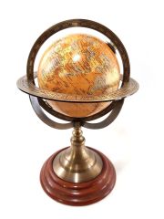 Ahşap Kaideli Pirinç Dünya